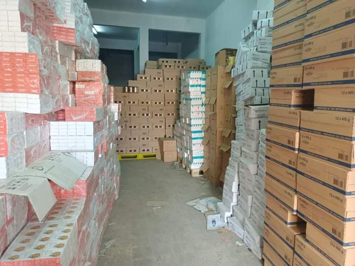 صحة الغربية. ضبط مخزن غير مرخص يحوي أدوية والبان مسجلة بوزارة الصحة بطنطا 6 6 1