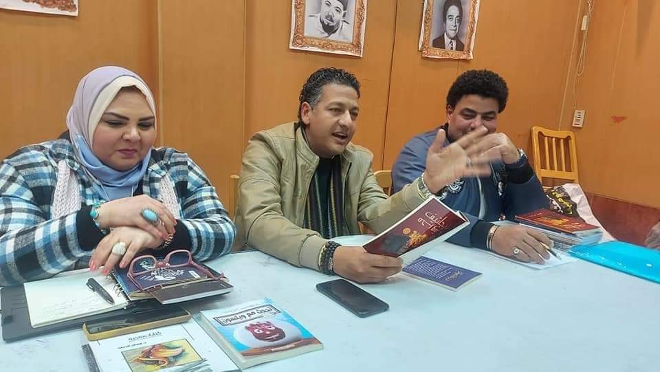 ثنائي شعراء الإسكندرية في ضيافة نادى أدب بورسعيد 1 FB IMG 1644294024374