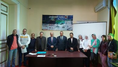 الشناوي من مقر النقابة بالإسكندرية : برنامجى يشمل عودة اللجان النقابية بالمحافظات المختلفة