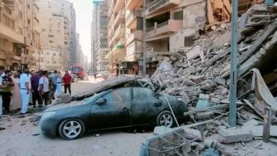 انهيار عقار من 13 طابقًا في الإسكندرية قبل اليوم