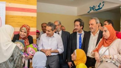 برعاية رحمي وذكي..قافلة جامعة طنطا الطبية الشاملة ببسيون