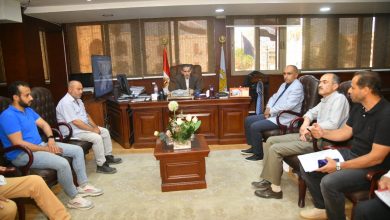 رحمي يناقش نسبة تنفيذ الأعمال بمستشفتي طنطا العام والأورام الجديد