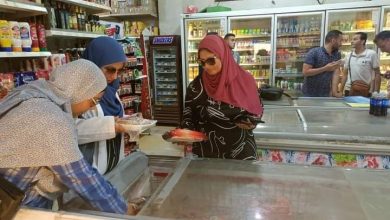 حملات رقابية مكبره وتشجير بمركز ومدينه السنطه 