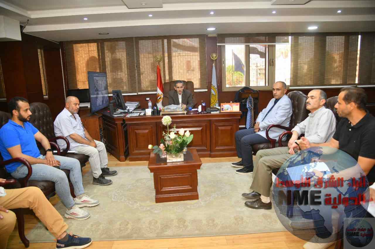 رحمي يناقش نسبة تنفيذ الأعمال بمستشفتي طنطا العام والأورام الجديد