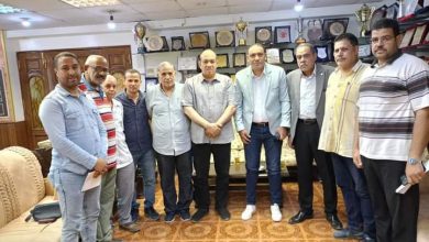 وكيل وزارة الشباب يستقبل رئيس مجلس إدارة اتحاد شباب العمال