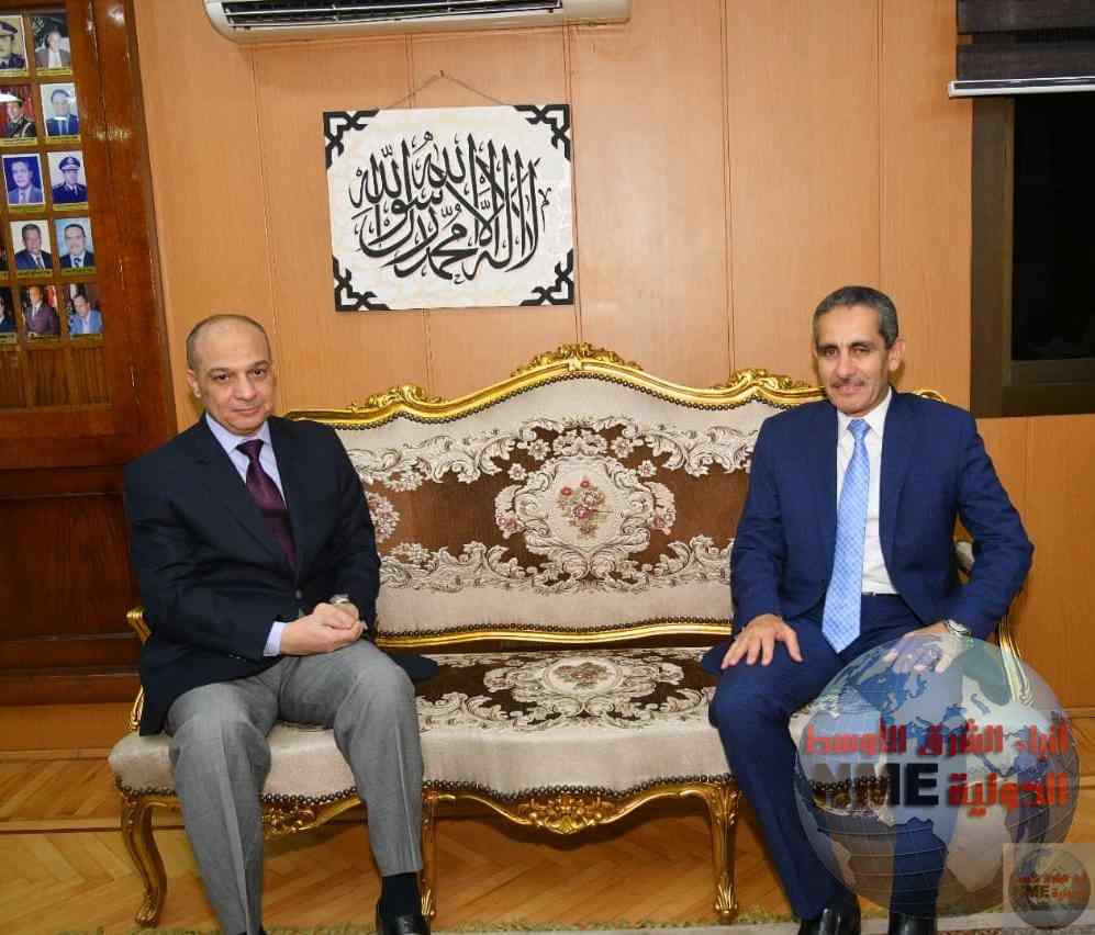 محافظ الغربية يهنئ اللواء خالد عبد السلام مدير أمن الغربية الجديد 