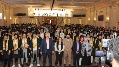 نواب حماة الوطن بالبحيرة فى حفل تخرج طلاب اكاديمية الدلتا للعلوم والتكنولوجيا 