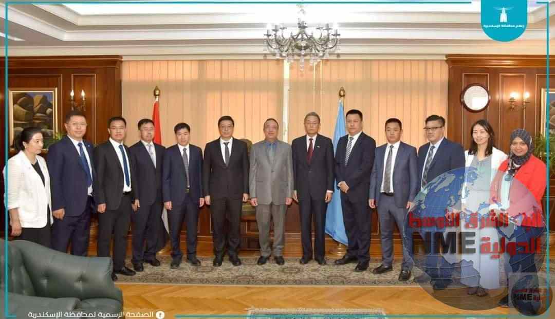 محافظ_الإسكندرية يستقبل يانغ يي، قنصل عام دولة الصين