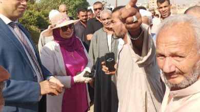 السنطه تواصل العمل الليل بالنهار
