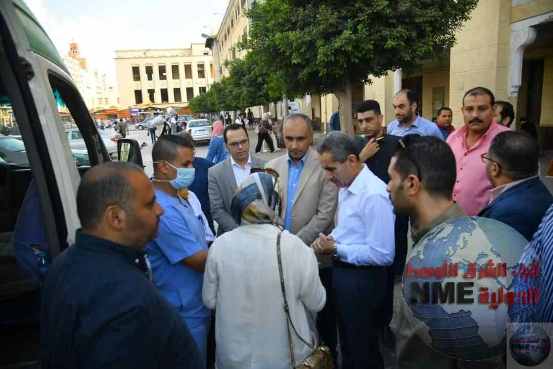 محافظ الغربية يتفقد حملة التبرع بالدم لدعم الأشقاء في فلسطين