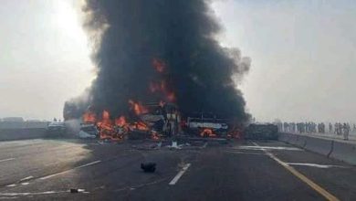 مصرع 32 شخصاً وإصابة 60 آخرين على طريق الإسكندرية الصحراوي   