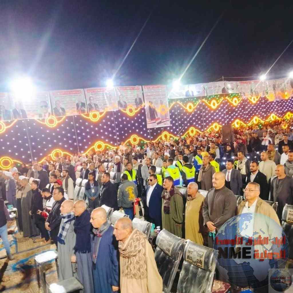مؤتمر حاشد بأولاد نجم لدعم الرئيس عبدالفتاح السيسي لفترة رئاسية جديدة