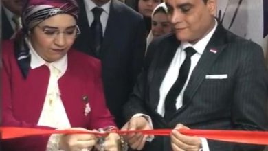 النائبة دعاء عريبي تفتتح مقر أمانة مركز ومدينة كفر الزيات لحزب المؤتمر