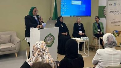 أمانى أبو العينين المصرية الوحيدة التي تمثل الاتحادات النقابية العمالية في مؤتمر المناخ cop28 بأبي ظبي 
