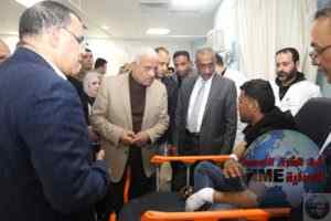 محافظ السويس في زيارة مفاجئة لمجمع السويس الطبي بمدينة 24 أكتوبر