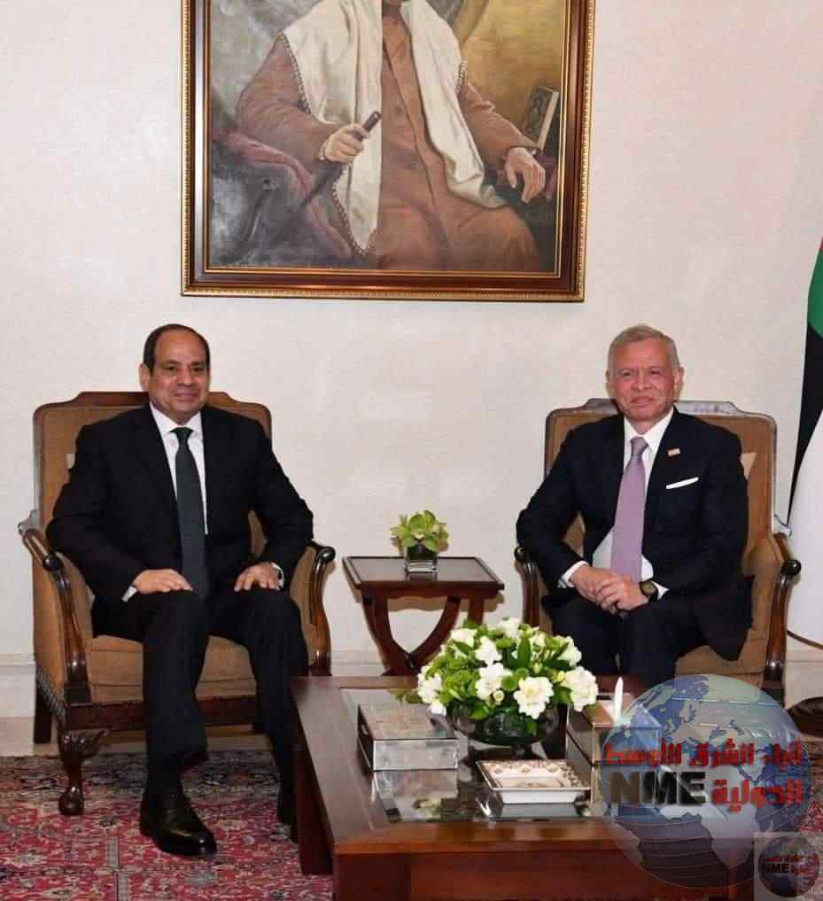 الرئيس عبد الفتاح السيسي، إلتقى اليوم بالعاصمة الأردنية عمان، مع الملك عبد الله الثاني عاهل الأردن.