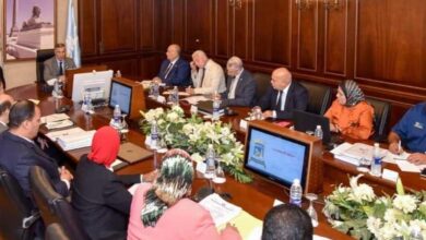 أولى اجتماعات محافظ الإسكندرية الفريق أحمد خالد حسن بأعضاء الغرفة التجارية