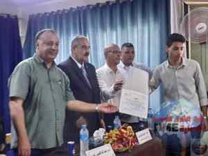 تكريم اوائل الثانويه العامه للبنين بمطوبس بحضور رئيس المدينة والقيادات السياسية