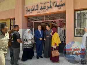 رئيس مركز ومدينة مطوبس يكرم اوائل الثانوية العامة بمدرسة منيةالمرشد الثانوية المشتركة