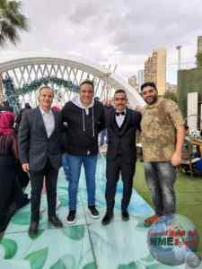 رئيس الاتحاد العام لشباب العمال يهنئ الزوجين خالص المباركات واجمل التهانى