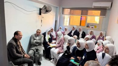 "نحو بيئة عمل آمنة".. ندوة توعوية بمستشفى أبوالنمرس تحت شعار "بداية جديدة"
