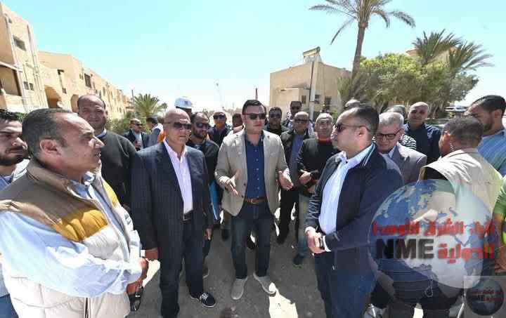 وزير الإسكان يتفقد تطوير طريق الخدمة والبوغاز الرئيسي بمنطقة مارينا العلمين
