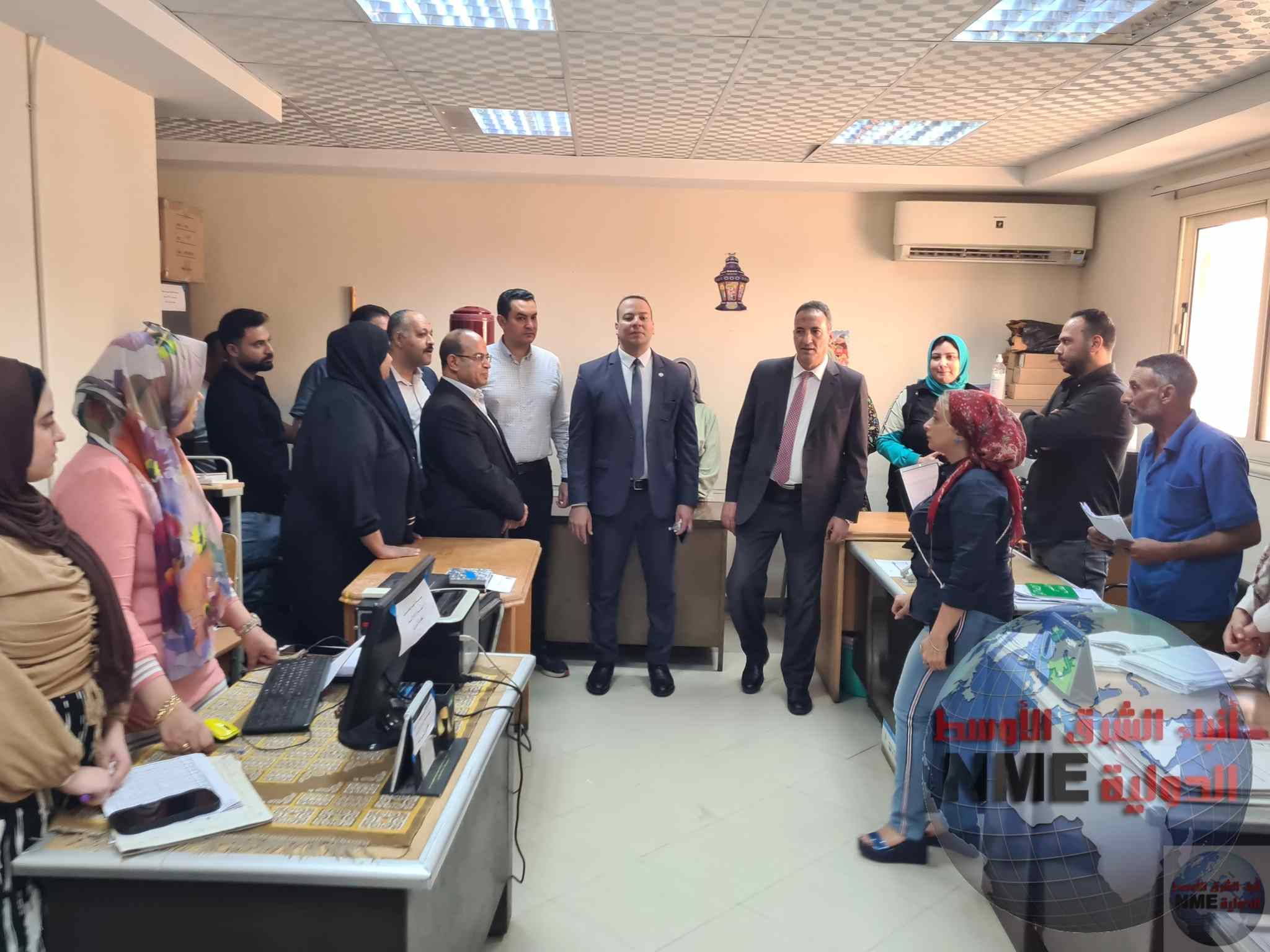 وكيل وزارة الصحة بالبحيرة فى جولة بديوان المديرية 