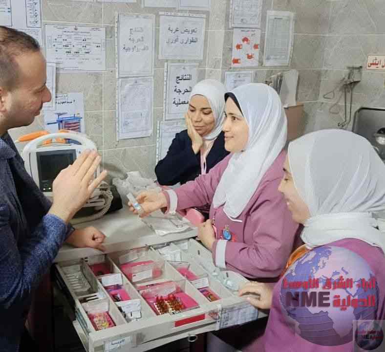 وكيل وزارة الصحة بالبحيره فى جولة بمستشفى رشيد العام خلال فترة النوباتجية 4 وكيل وزارة الصحة بالبحيره فى جولة بمستشفى رشيد العام خلال فترة النوباتجية