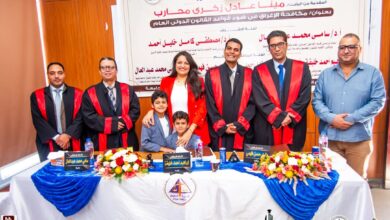 أرق التهاني القلبية للدكتور مينا عادل زكري محارب لحصوله على درجة الدكتوراة في القانون