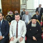 محافظ البحيرة ومدير الأمن يقدمان التهاني بعيد الميلاد المجيد لنيافة الأنبا إيلاريون بمقر المطرانية بدمنهور