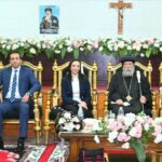 محافظ البحيرة ومدير الأمن يقدمان التهاني بعيد الميلاد المجيد لنيافة الأنبا إيلاريون بمقر المطرانية بدمنهور
