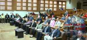 محافظ البحيرة خلال رئاستها لإجتماع المجلس الإقليمي للسكان بحضور نائب وزير الصحة