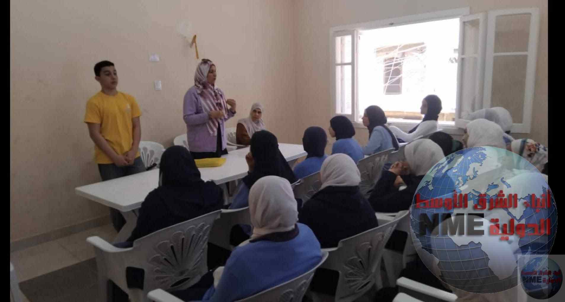 تنفيذبرنامج "درع يحمي ونصون" وبرنامج ريحانه لتوعية النشء بمركز شباب كفرسنطيس 