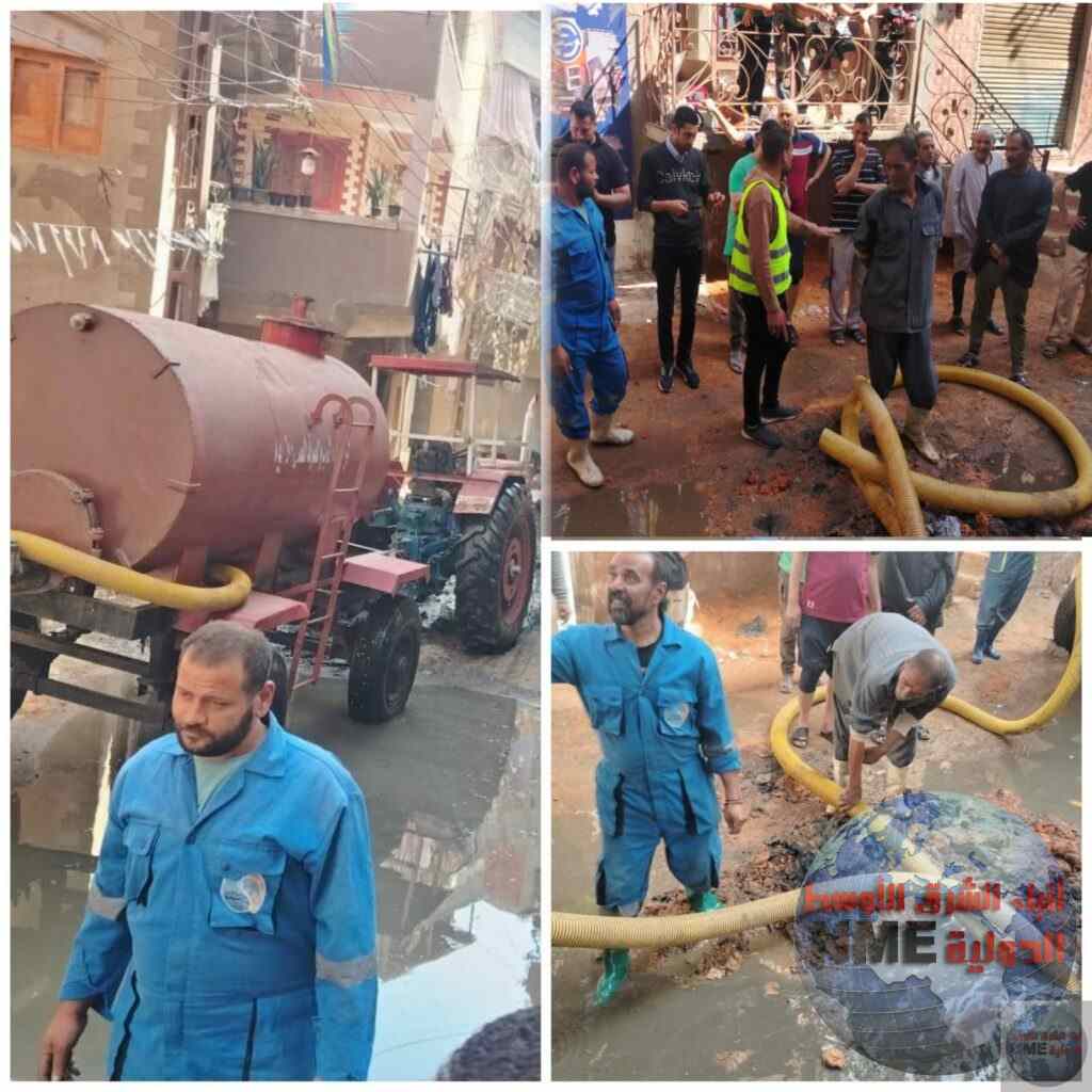 رئيس مياه الغربية يوجّه بتدخل عاجل لحل أزمة الصرف الصحي بقرية ميت غزال