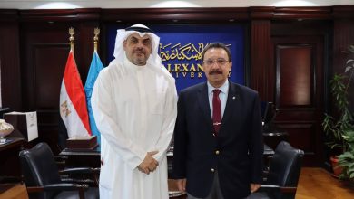 جامعة الإسكندرية تبحث تعزيز التعاون الأكاديمي مع المكتب الثقافي الكويتي بالقاهرة