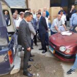 النيابة الإدارية تُجري معاينةً لموقع انهيارٍ جزئي لأحد العقارات بمدينة مطوبس