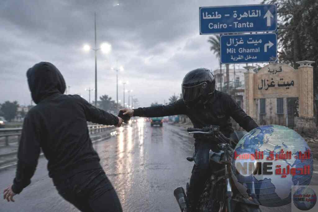 عصابة الدراجات البخارية تعود من جديد.. سرقات الهواتف تُرهب المارة على الطريق السريع بطنطا