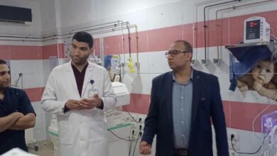 مرور على المنشآت الصحية والوقوف علي مستوي الخدمات المقدمة للمواطنين بالبحيرة 